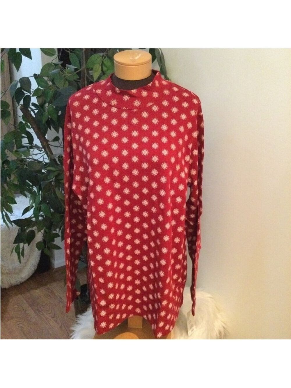 Croft & Barrow lightweight long sleeve mockneck tee Womans size 2X